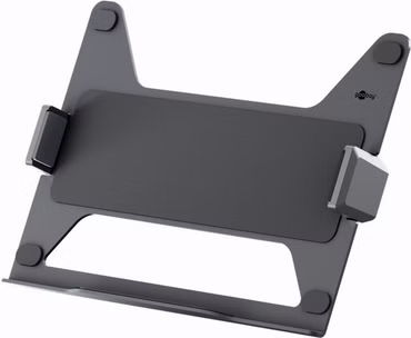 Deluxe Laptophalterung für Monitorarm für Laptops von 11,6 bis 17,3 Zoll (29 - 44 cm) max. 9 kg