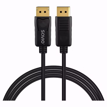 Savio CL-205 DisplayPort-Kabel 2 m Schwarz