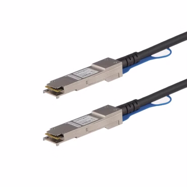 StarTech.com 0,5m QSFP+ Direktverbindungskabel - MSA konform - 40G QSFP+ Kabel - Passives Twinax Kabel - QSFP Kabel - 40GBase Direktanschlusskabel - QSFP+ eingerastet zu QSFP+ eingerastet - 50 cm - twinaxial - SFF-8436 - passiv - Schwarz