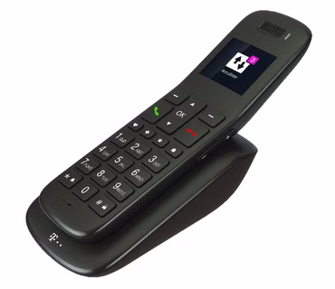 Telekom Speedphone 32 schwarz m. Ladeschale