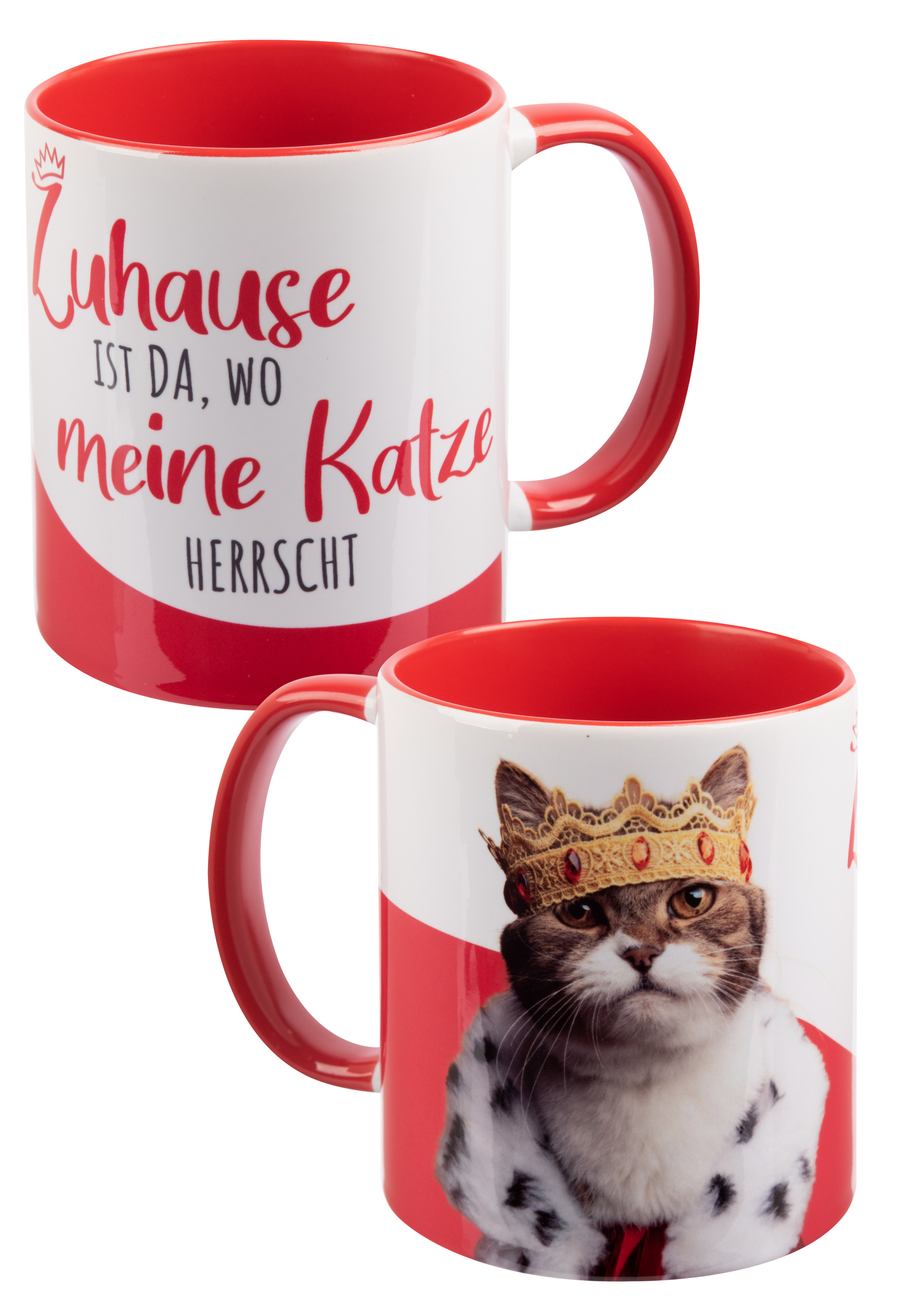 Katzen Tasse - Zuhause ist da, wo meine Katze herrscht