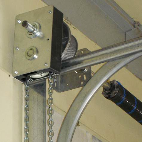Haspelkette mit Getriebe für Industrietore Haspelkette mit Getriebe für Industrietore
