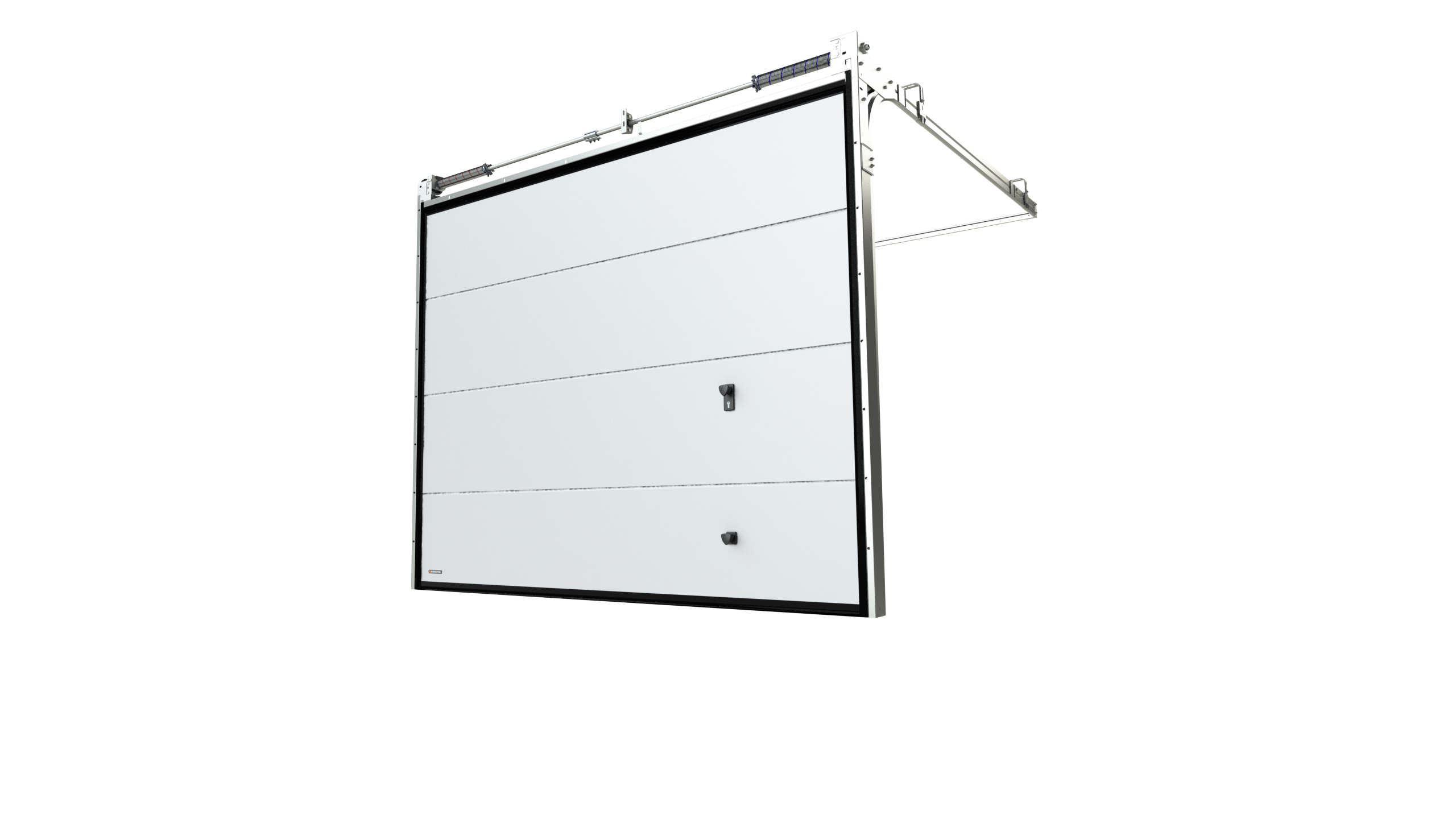 Industrie-Sektionaltor Stahltor Großlamelle mit glatter Oberfläche Industrie-Sektionaltor Stahltor Großlamelle mit glatter Oberfläche