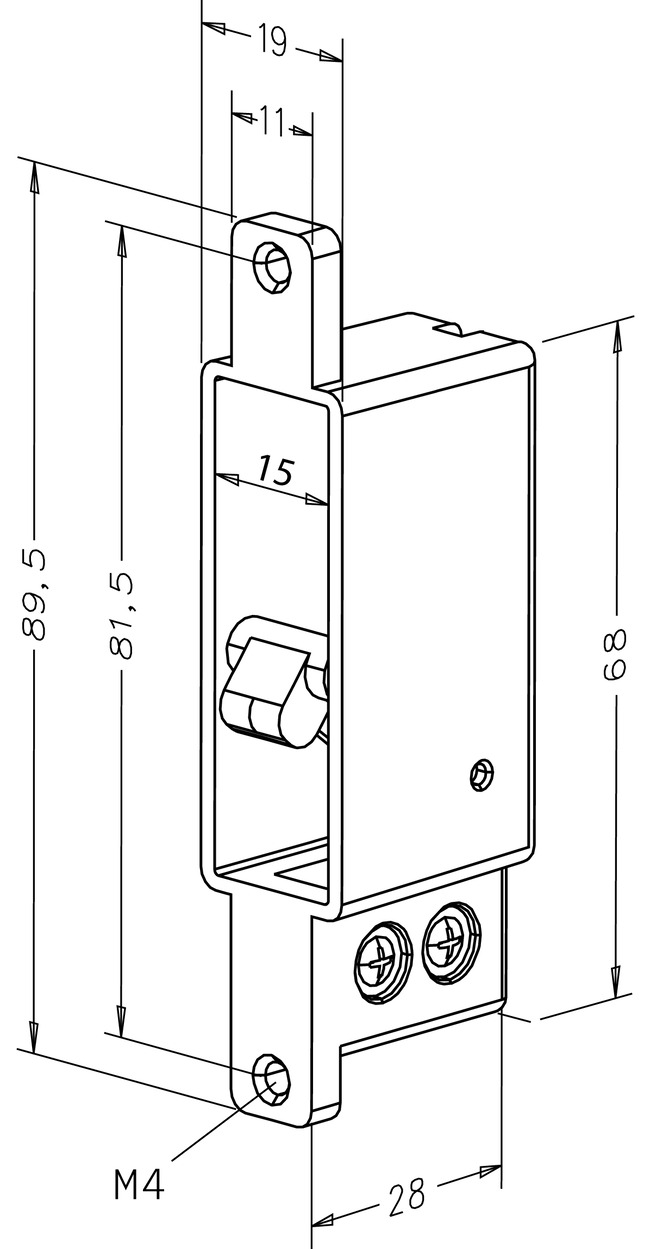 effeff ASSA ABLOY Riegelschaltkontakt 875-10 effeff ASSA ABLOY Riegelschaltkontakt 875-10