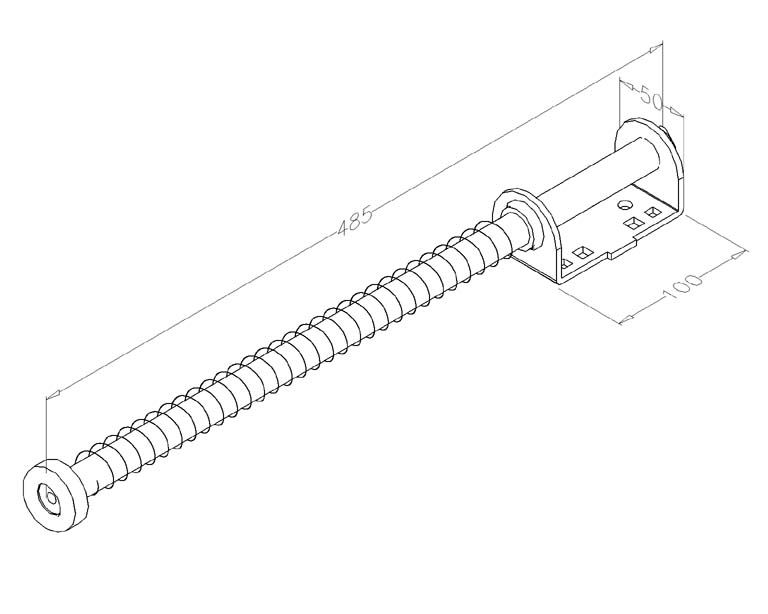 Federpuffer 719EPS - 485 mm Federpuffer 719EPS - 485 mm
