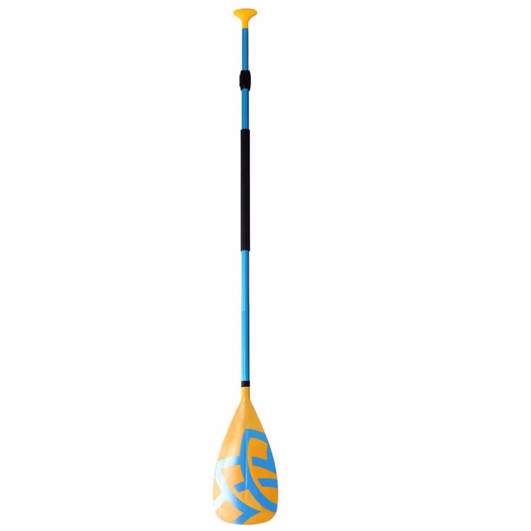 SUP Paddel Alu blue yellow Ariinui 3teilig (passt in die Tasche)