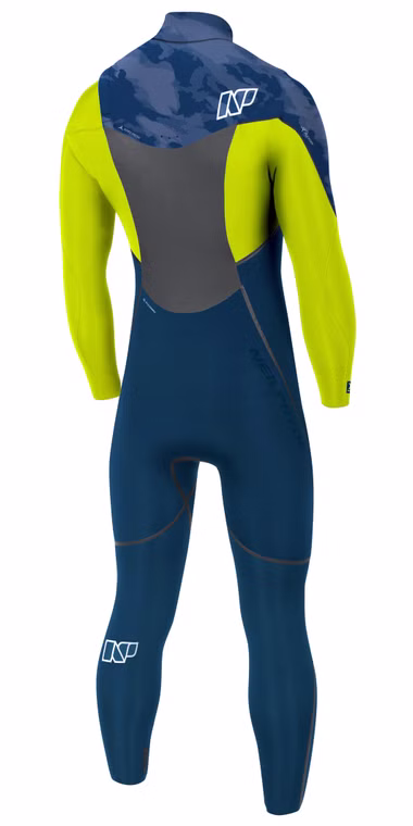 Mission Semidry 3/2 GBS FZ C3 Blue Camo/Lime/Navy Neoprenanzug NP 2018 46