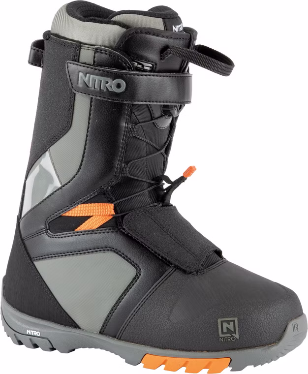 Agent QLS Black-Charcoal Damen Snowboardboot Nitro 2024 23.0
