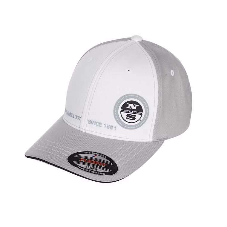Baseball Cap white grey North Sails