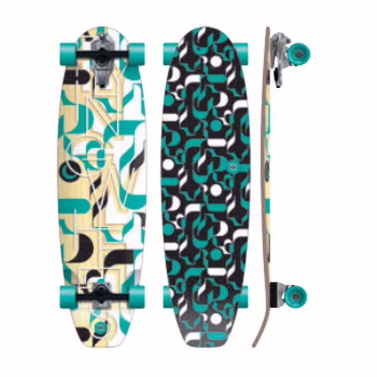 Pisces 36'' Surf Skateboard Surfskater Flying Wheels 2021