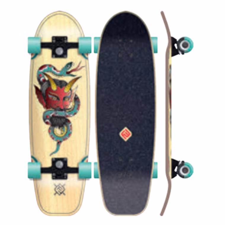 Hannya 29,25'' Street Pool Cruiser Flying Wheels 2021
