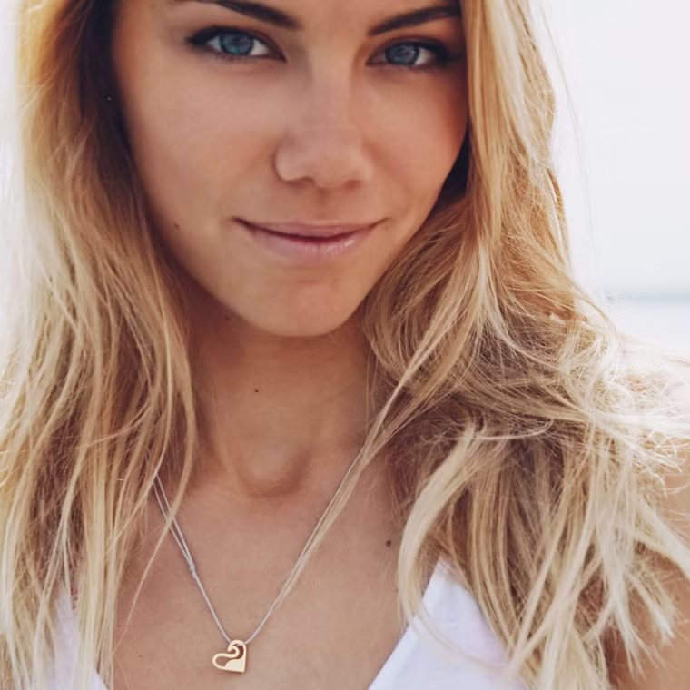Love Welle Gold Silber Schmuck Silver+Surf