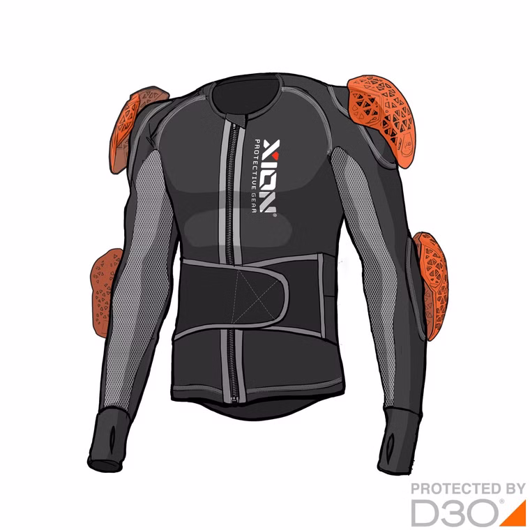 Ls Jacket Freeride Evo Herren V1 Ski / Snowboard Protektor Xion 2022 L