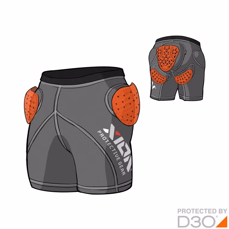 Shorts Freeride Evo Damen Ski / Snowboard Protektor Xion 2022 S