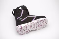 Droid QLS Blk-Wht-Charcoal Kinder Snowboardboot Nitro 2024 18.0