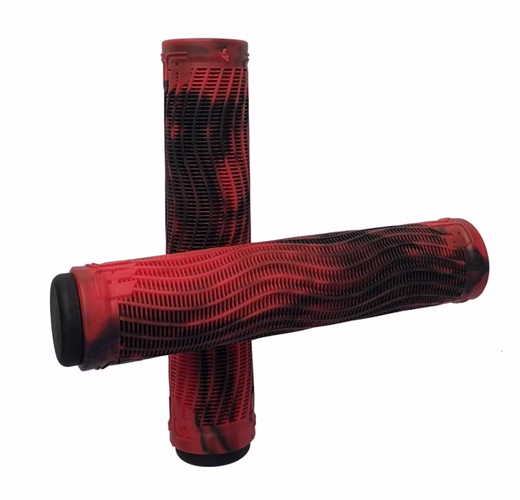 Cory V Grips Swirl black/red Scooter Griff Raptor