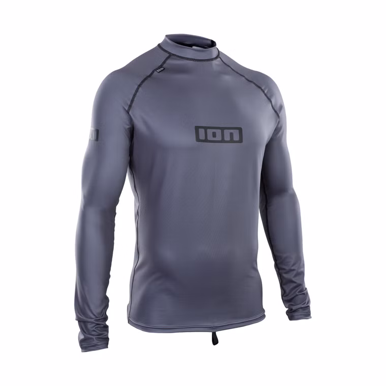 Promo Rashguard Men LS steel blue ION 2025 M