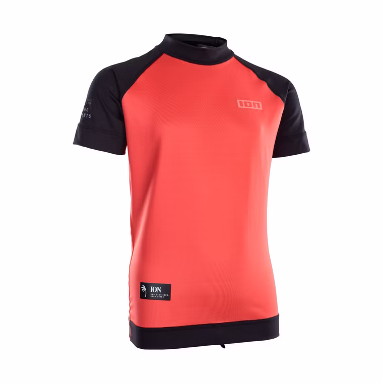 Capture Rashguard Boys SS red/black Kinder ION 2021 176/16
