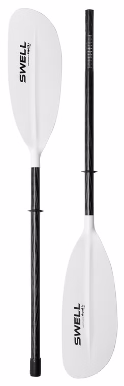 Swell Fiber-Carbon 2teilig white Kajak Paddel Egalis 2021 215-225