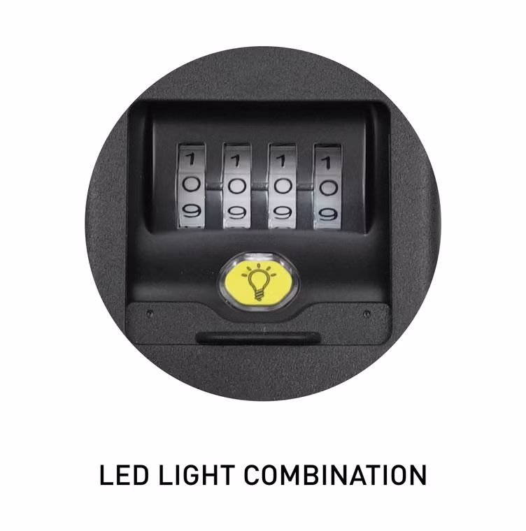 Key lock Led Light Black Schlüsseltresor Surflogic
