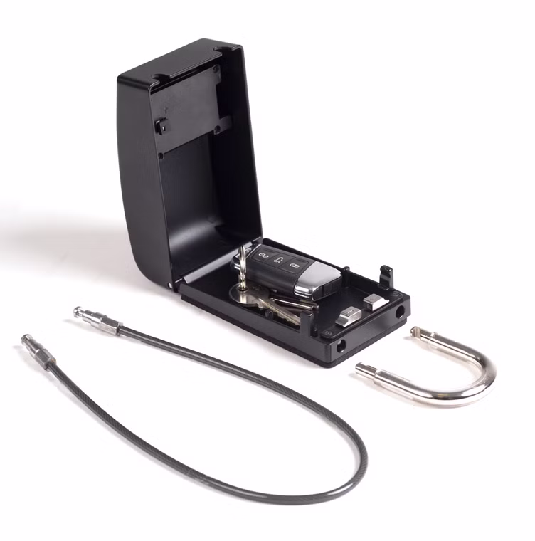 Key lock Double System Black Schlüsseltresor Surflogic