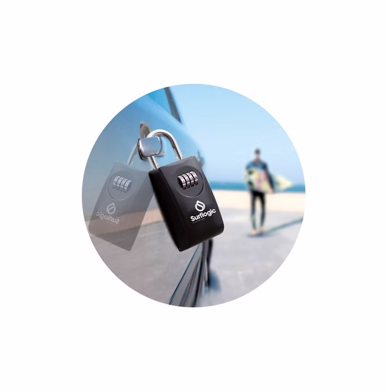 Key lock Double System Black Schlüsseltresor Surflogic