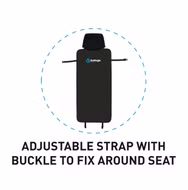 Waterproof car seat cover Neoprene Black Sitzbezüge Surflogic