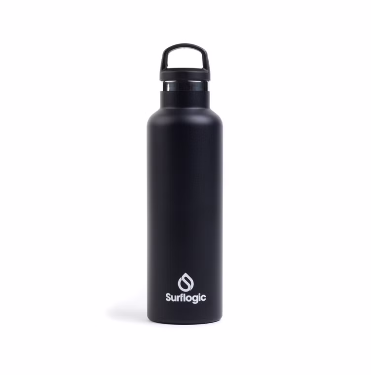 600 ml Bottle Standard mouth Black Flasche Surflogic