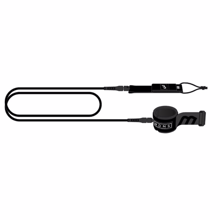 Surfboard Leash 7mm Schwarz Madness 7