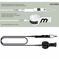Surfboard Leash 7mm Schwarz Madness 7