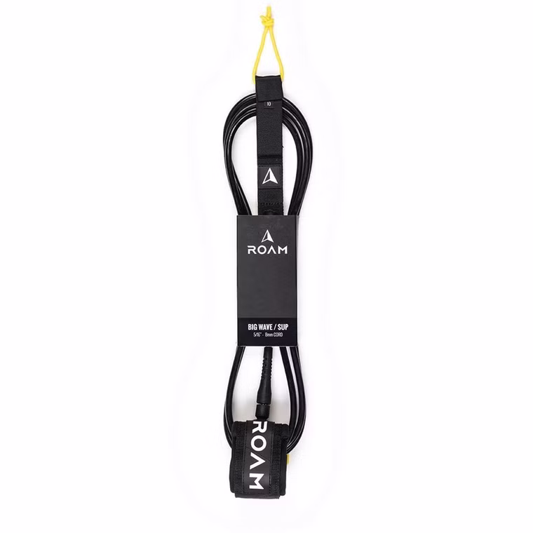 Surfboard Leash Big Wave SUP Schwarz Roam 6