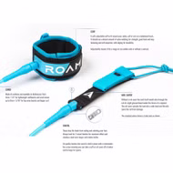 Surfboard Leash Premium Grün Roam 6