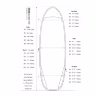 Boardbag Surfboard Daylight Fish Plus Roam 5.8