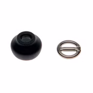 Duotone Iron Heart Stopper Ball with Metal Ring (Click Bar) OneSize Kite Sparepart Bar Duotone 2019