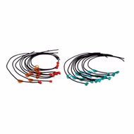 Duotone Rubber Cord for Click Bar Floaters (10xsets) red-black Kite Sparepart Bar Duotone 2019