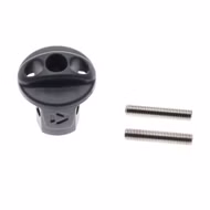 Duotone Plastic Head + Grub Screw (2pcs) grey Kite Sparepart Bar Duotone 2021
