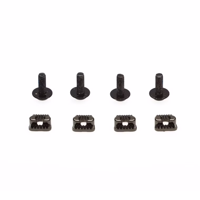 Duotone Boot screw&washer (4x4pcs) M6x17mm black Kite Sparepart Boot Duotone 2019