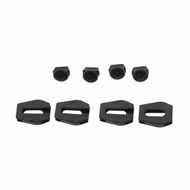 Duotone Lace Lock for Duotone Boot (4pcs) OneSize black Kite Sparepart Boot Duotone 2020