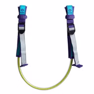 Duotone Harness Lines Vario Center purple/yellow Trapeztampen Duotone