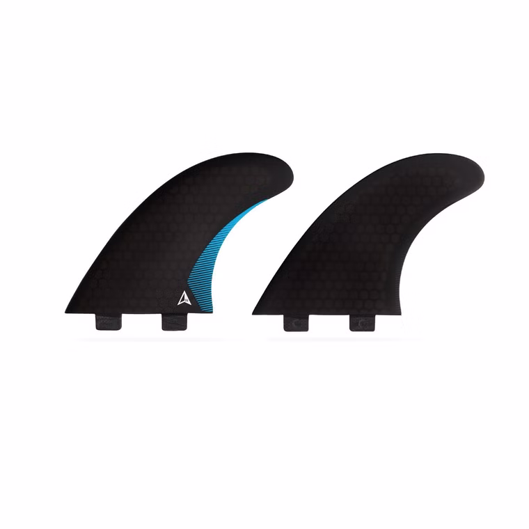 Twin Fin Set two tab Schwarz Roam Fin Control System (FCS)