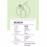 Bunch II EPS Stringer Bodyboard Sniper Orange