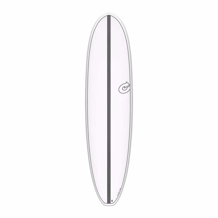 TET Epoxy CS V+ Funboard Carbon Wellenreiter Torq Weiß