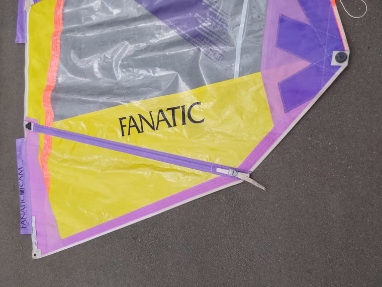 Hot Cam Windsurf Segel Fanatic gebraucht 5.8