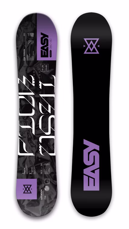 Pink Torsion Damen Snowboard Easy 2023 148