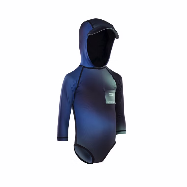 Toddler Rashguard LS Hood Kinder ION 2023 011 blue-gradient