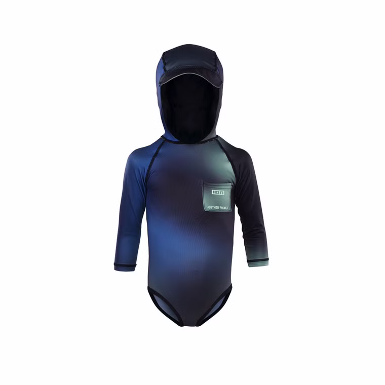 Toddler Rashguard LS Hood Kinder ION 2023 011 blue-gradient