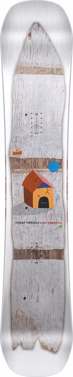 Cheap thrills wide Snowboard Nitro 2024 157