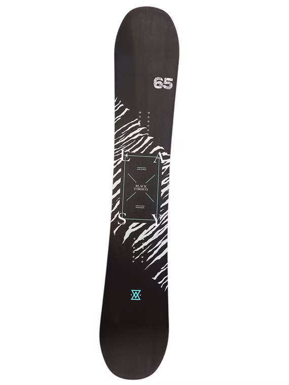 Rental Black Torsion Snowboard Easy 2024 162W