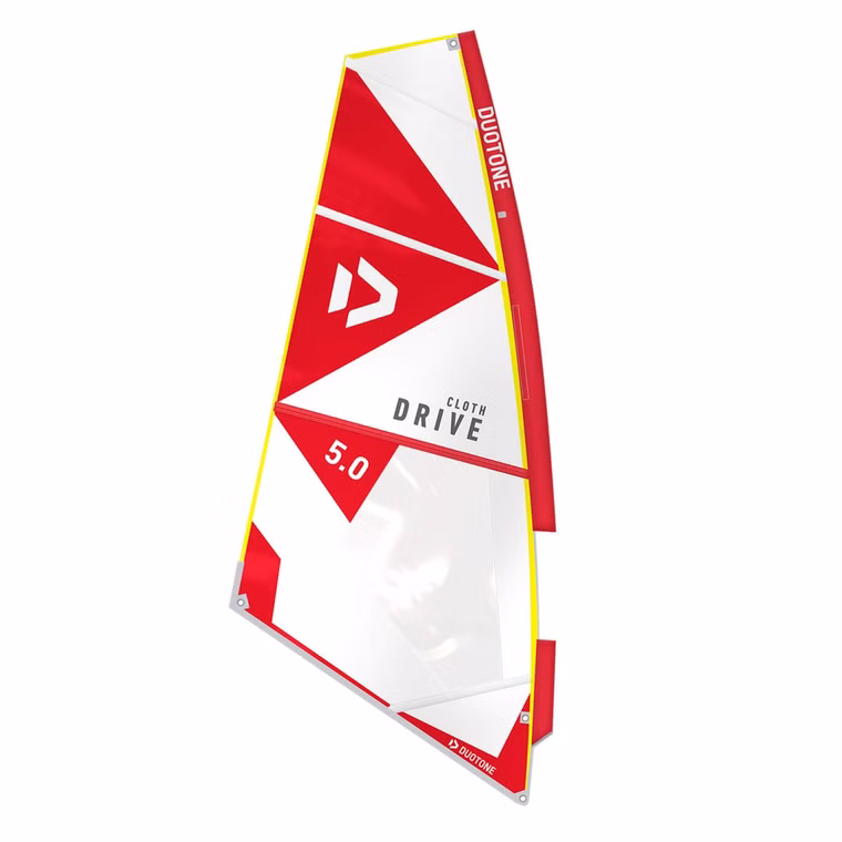Drive Cloth Red-White Windsurf Segel Duotone 5.7