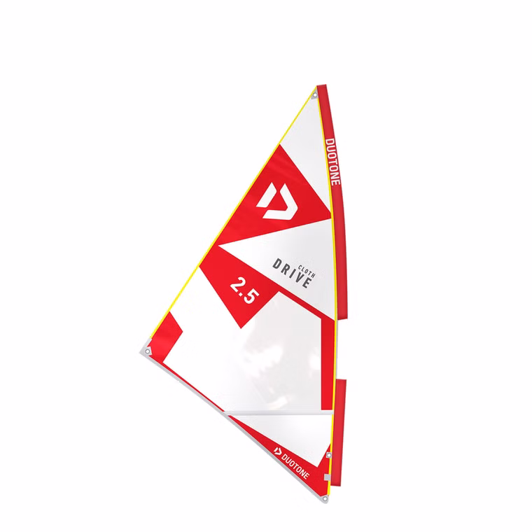 Drive Cloth Red-White Windsurf Segel Duotone 1.0